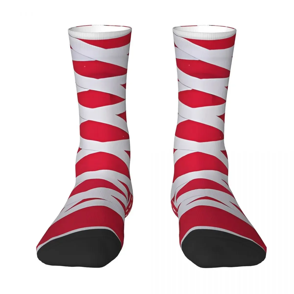 Red Shoe Socks Winter Funny Desgin Stockings Leisure Female Quality  Graphic Cycling Anti Skid 