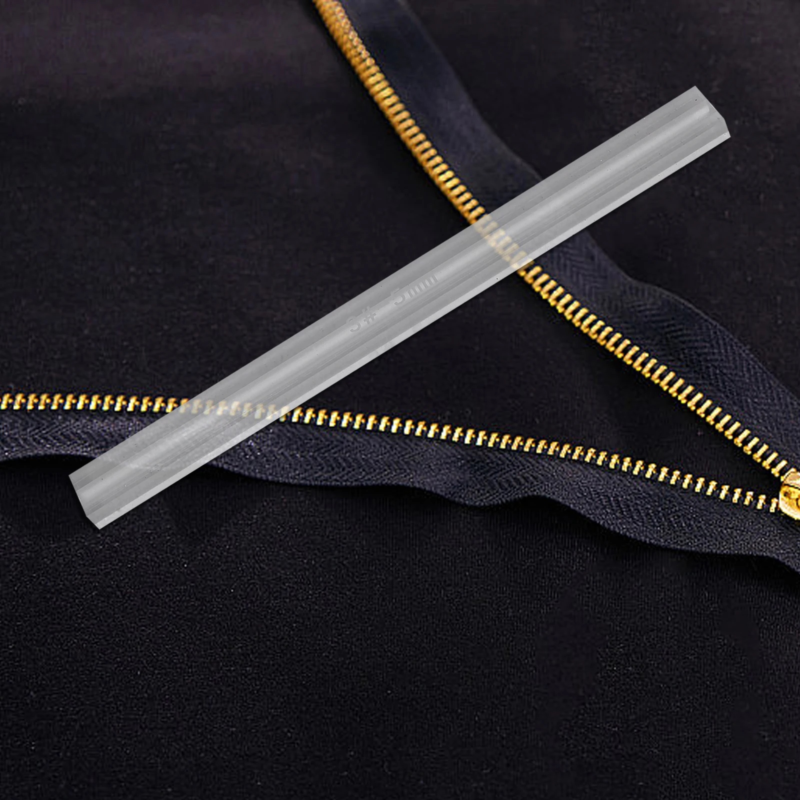 

Zipper Gluing 5mm Clear Acrylic Anti-overflow Ruler Crafting Sewing Tailoring Adhesive Anti-Overflow Ruler Handmade DIY