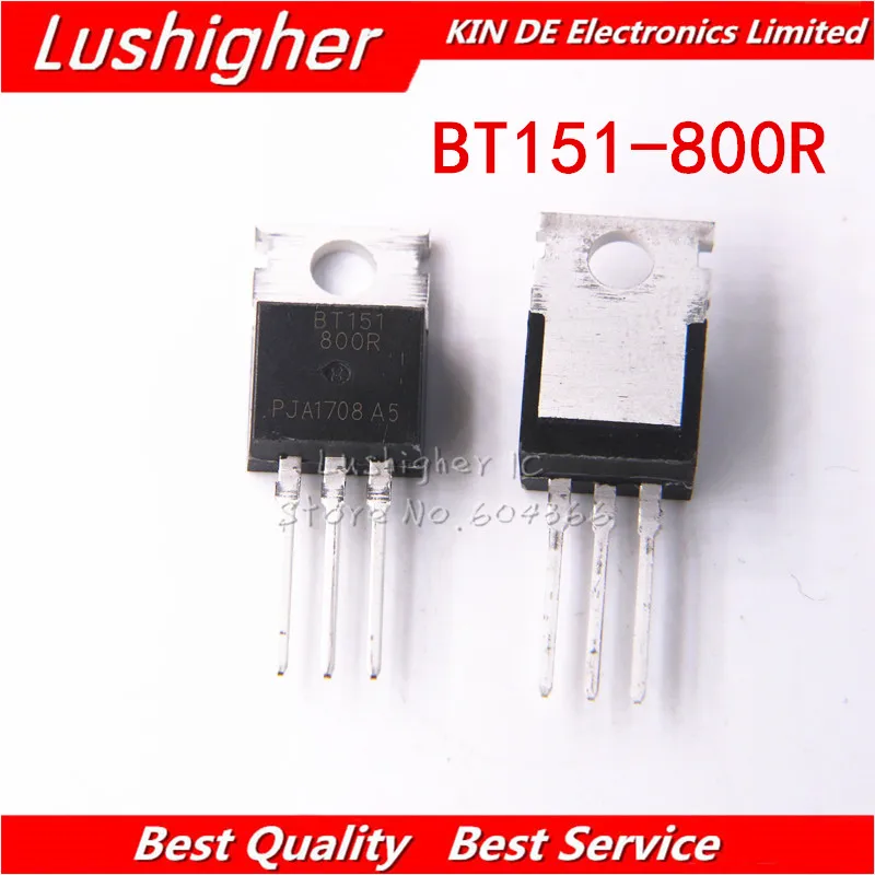 10pcs BT151-800R TO220 BT151 500R 12A800V SCR BT151 TO-220