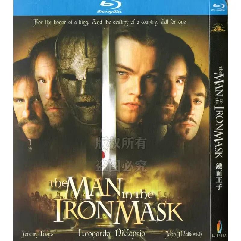 Iron Mask Prince American Movie BD Blu-ray 1080p High Definition 1 Disc