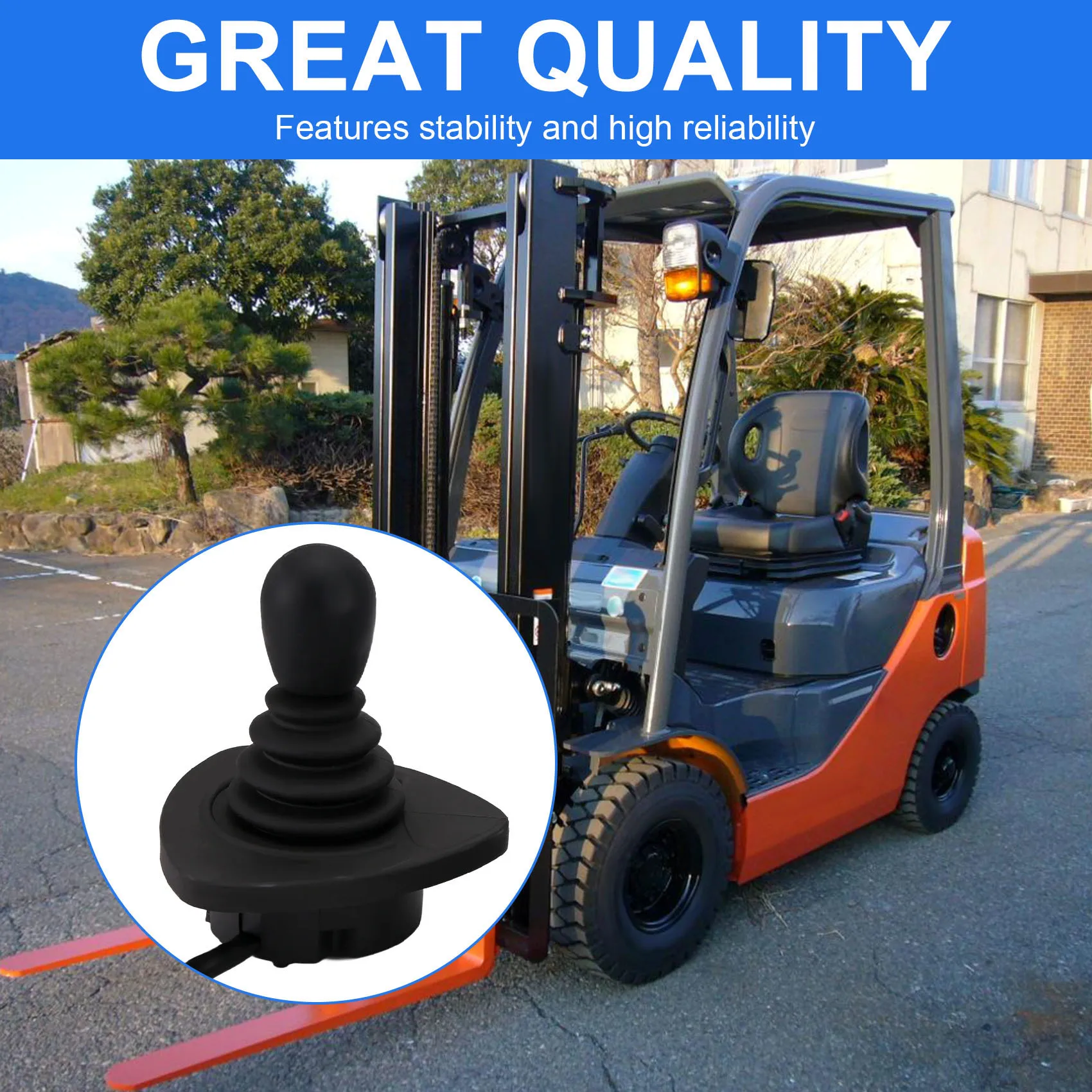 

Durable-2X Electric Forklift Controller Central Joystick Control For Linde Forklift 335 336 386 394 396 7919040041 7919040042