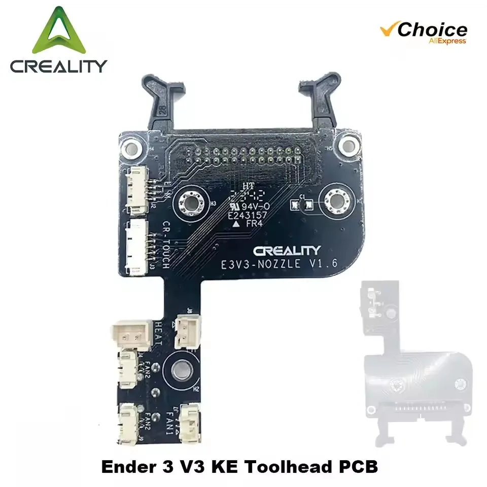 Creality Ender 3 V3 KE Kick Extruder Toolhead Toolhead PCB Board E3V3-NOZZLE-CON_V10_V10 Oringinal Replacement 3D Printer Parts