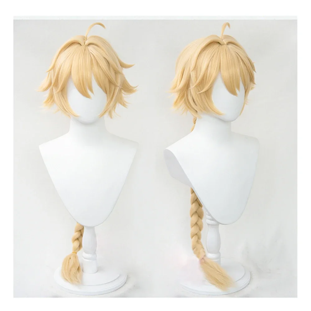 

Game Genshin Impact Traveler Aether Cosplay Costumes Halloween Costumes Role Play Wig Anime Party