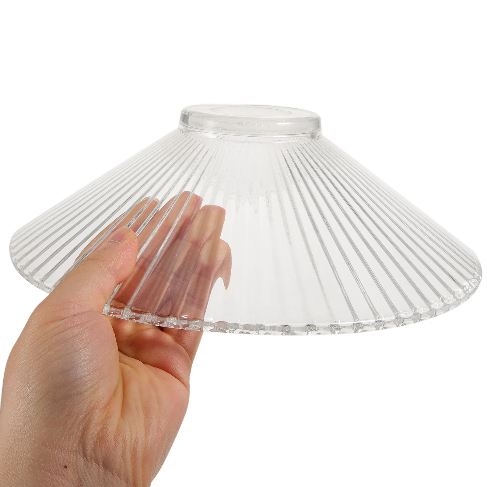 

Pendant Light Shade Transparent Heat Resistant Glass 55Mm Diameter Clear Cylinder Lampshade for Ceiling Hanging Fixtures Modern