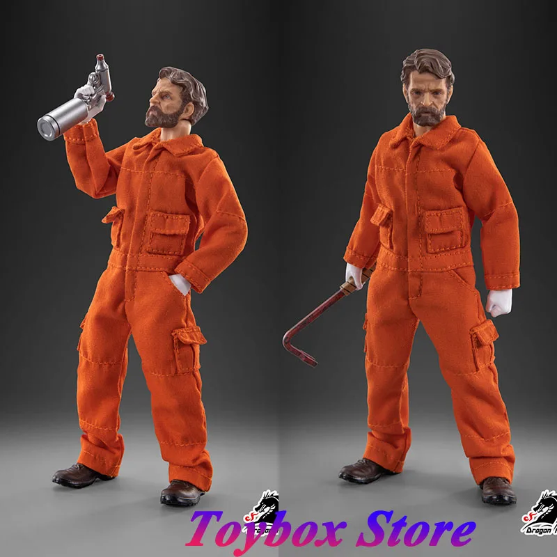 

DRAGON HORSE DH-S003 1/12 SCP D-level Staff SCP-181 Movable Orange Lucky Man Action Figure Delicate Mini 6" Full Set Soldier