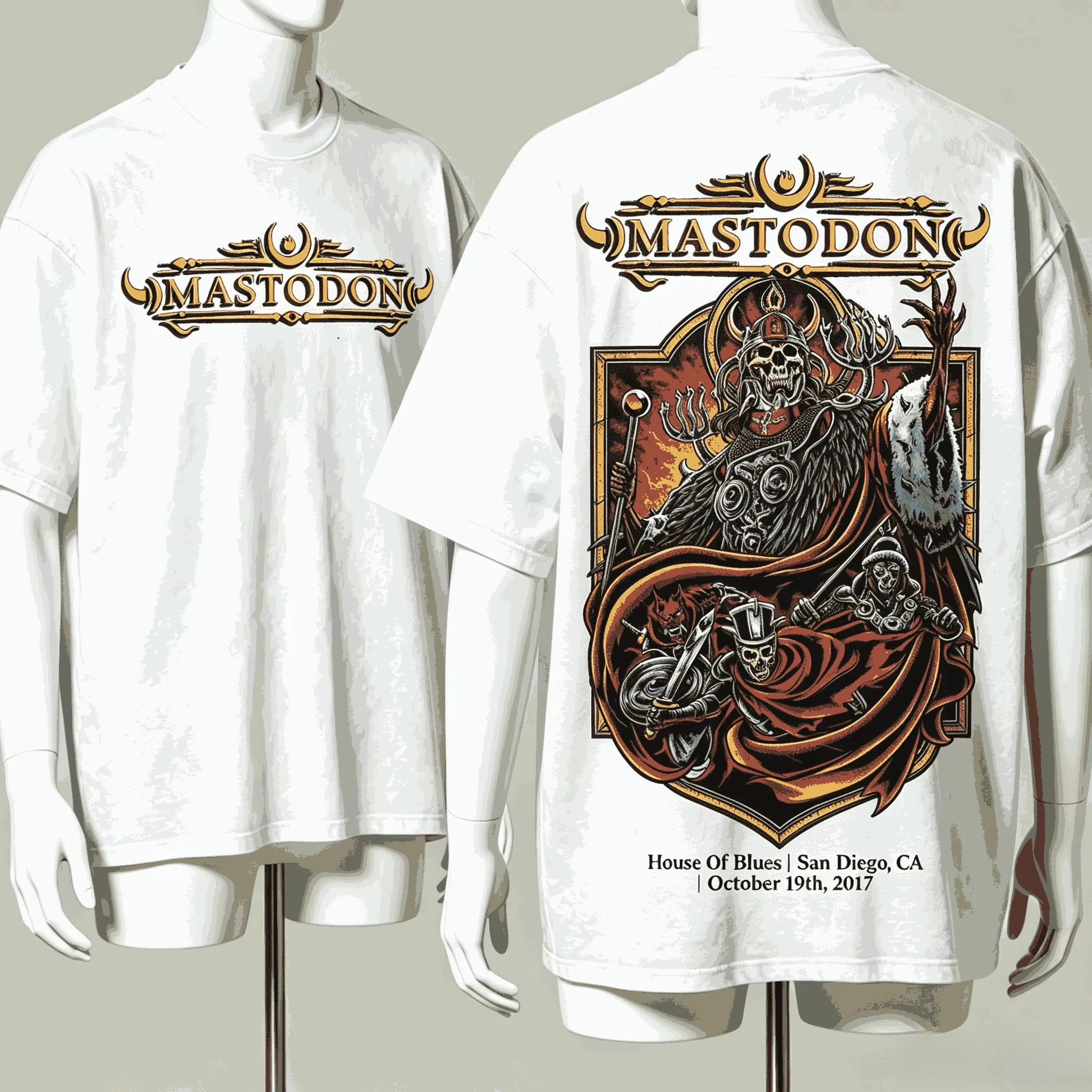 2026 New Mastodon Fan Gift T-shirt - Suitable for Both Men and Women Oversized Short-sleeved Y2K Streetwear High Quality