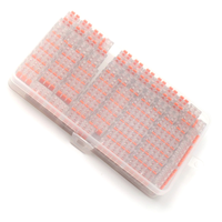 75Pcs Box Electrical Lever Wire Connectors Mini Quick Wire Terminal Connector 2 Port 3 Port 5 Port Electric Cable Clamp-A27R