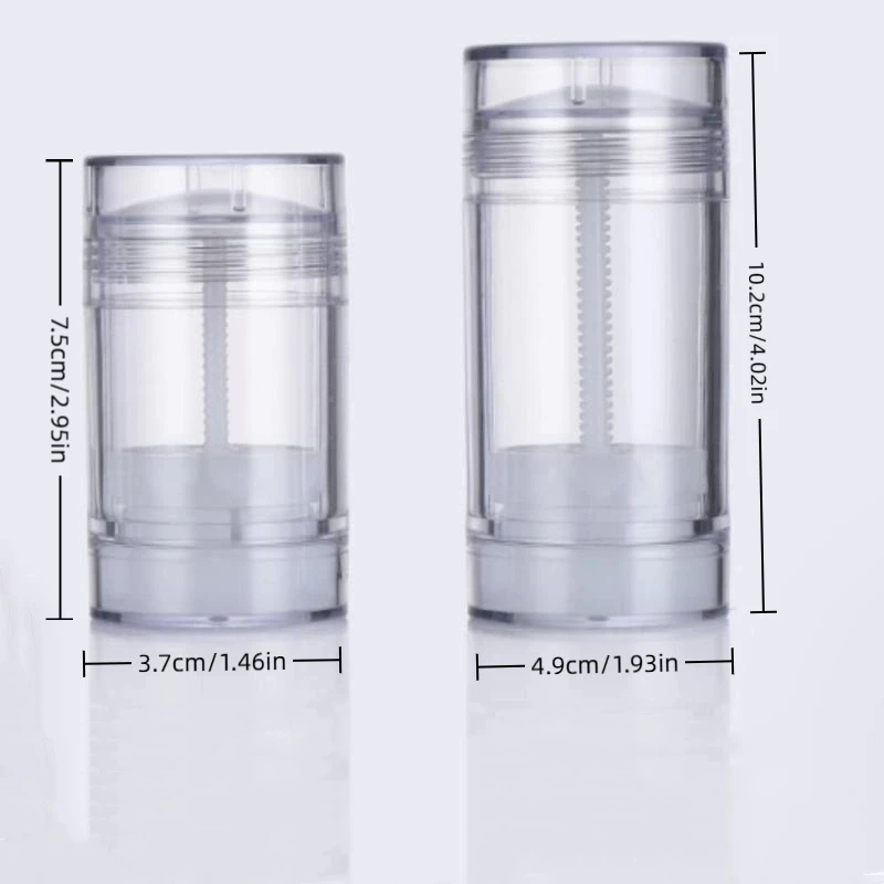 1 قطعة 40/75 جرام حاوية بلسم فارغة إعادة الملء البلاستيك تويست متابعة زجاجة DIY بها بنفسك الكريستال الطبيعي مزيل العرق عصا أنبوب مستحضرات التجميل #6