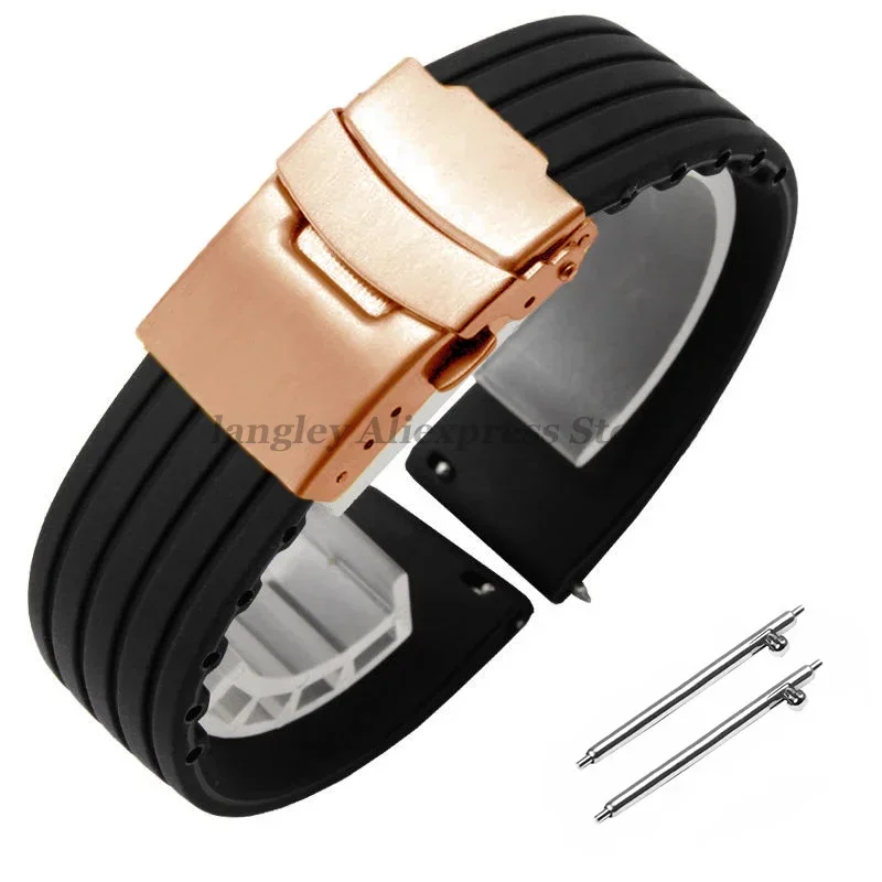18mm 20mm 22mm 24mm Quick Release Silikon Armband für Huawei Uhr GT4/GT3 46mm für Seiko für Omega für Fossil Gummi Riemen