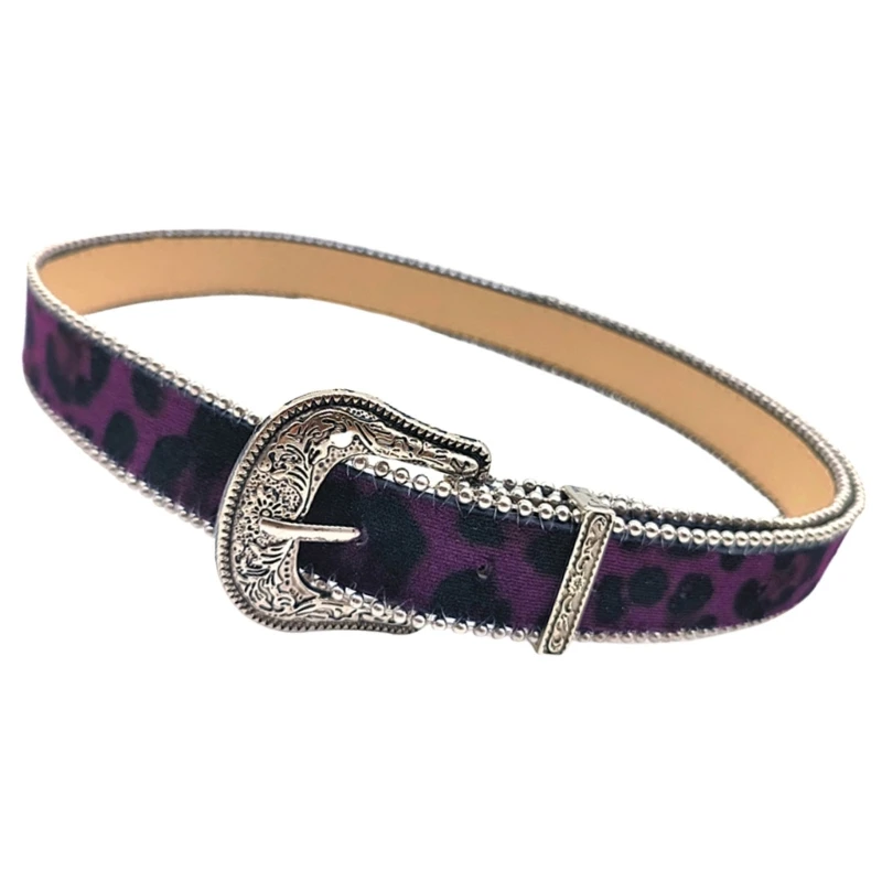 Soft Comfortable Waistband Snake Pattern Belt Wrinkles Resistant Waistband DXAA