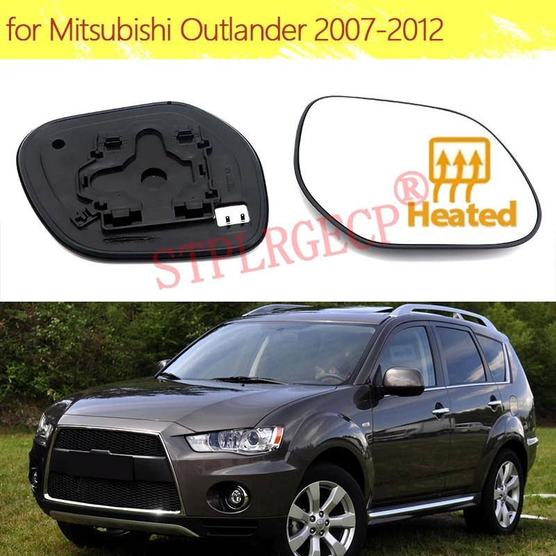 Auto Car Left Right Hand Side Door Wing Reaview Mirror Glass Heated Replacement for Mitsubishi Outlander 2007-2012