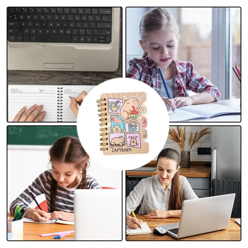 دفتر ملفوف للطلاب ، كتاب لفائف القرطاسية للأطفال ، كتب مذكرات إبداعية للفتيان والفتيات ، العمل