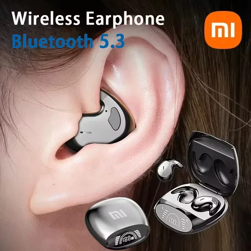 Xiaomi Sleep Invisible Headset Ipx5 Waterproof Wireless Bluetooth Headset with Microphone Bluetooth 5.3 Headset for Mobile Phone