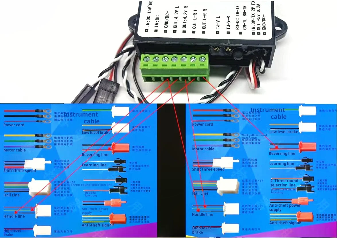 Dual Channel Mixed Control Differentieel Model Ontvanger Controller voor elektrische voertuigen Signaalomzetter PWM-spanning