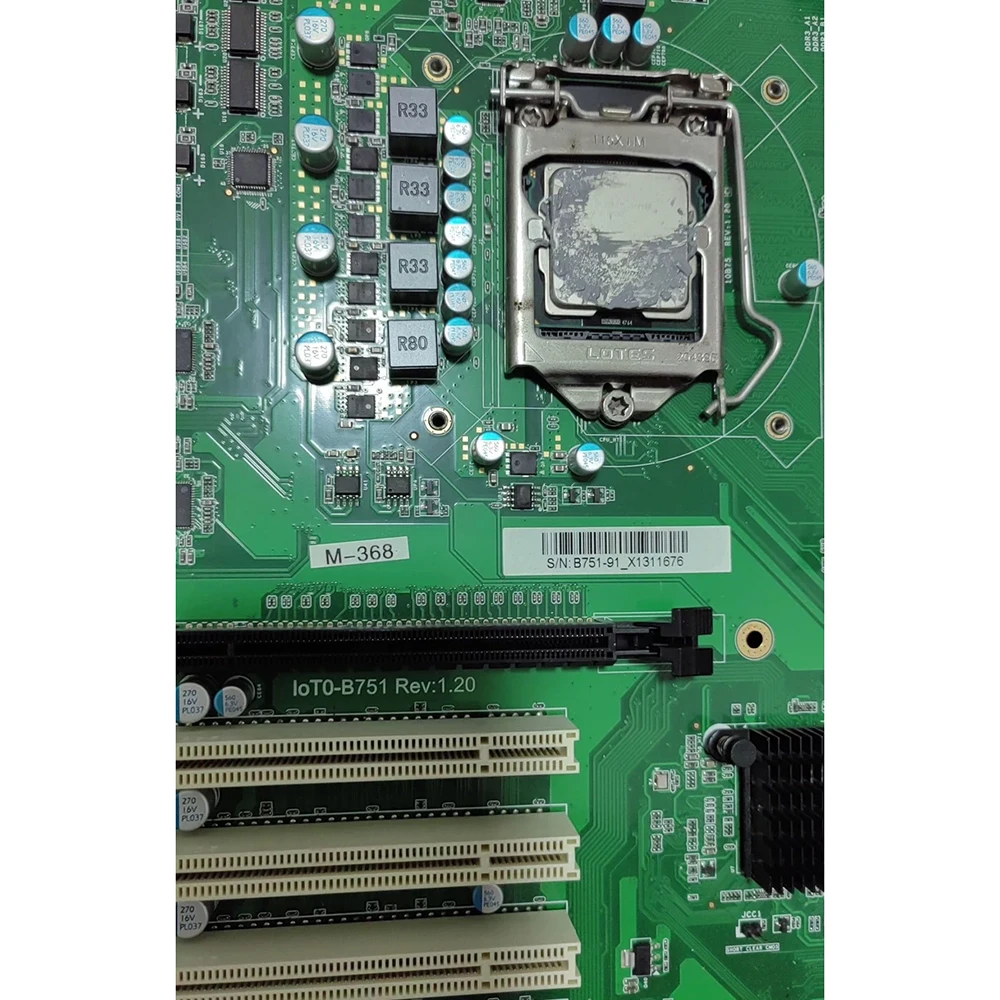 LOT0-B751 Industrial control motherboard LGA1155 Supports 2-3 generations i3/i5/i7 CPU LOT0-B751 Rev: 1.20