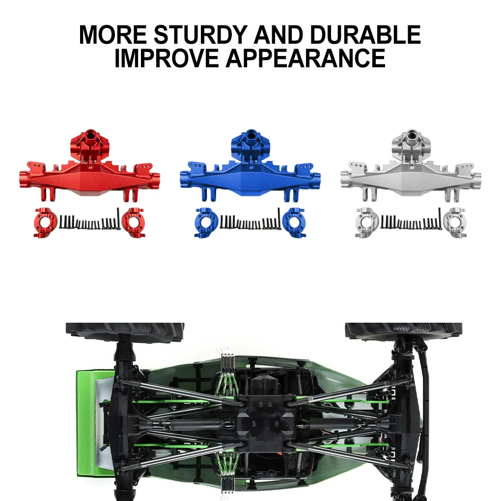 Aluminum Alloy Upgrade Front Axle Housing For 1/8 LOSI LMT RC Car Part RC Car Accessories Replacement Parts RC Upgrade Part