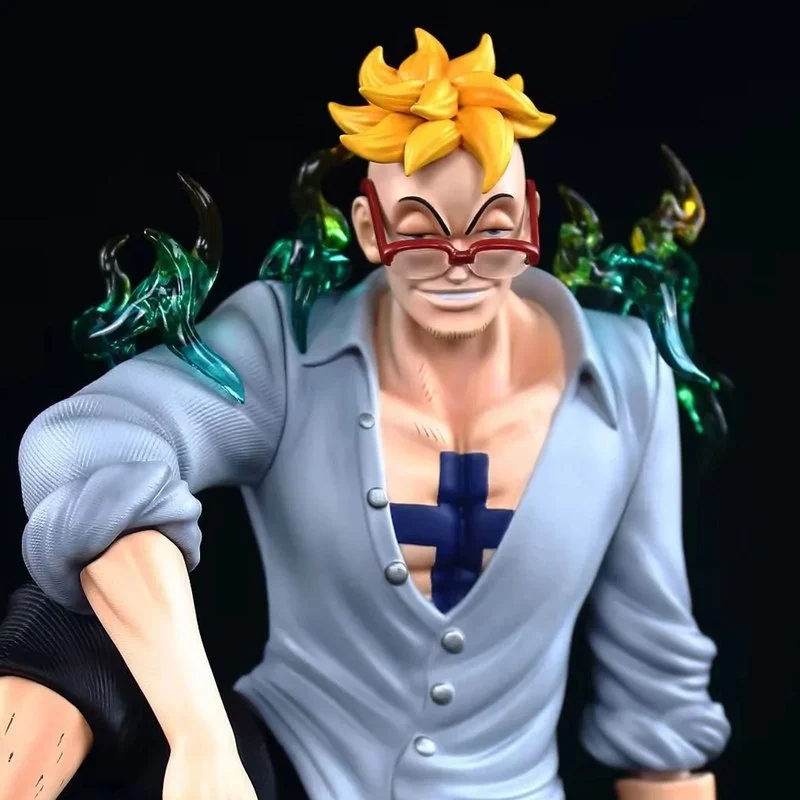 Marco Sitting The Secular Bird 15cm Scene Statue Figure One Piece Gk Anime Model Ornaments Doll Toys Collection Periphery Decor