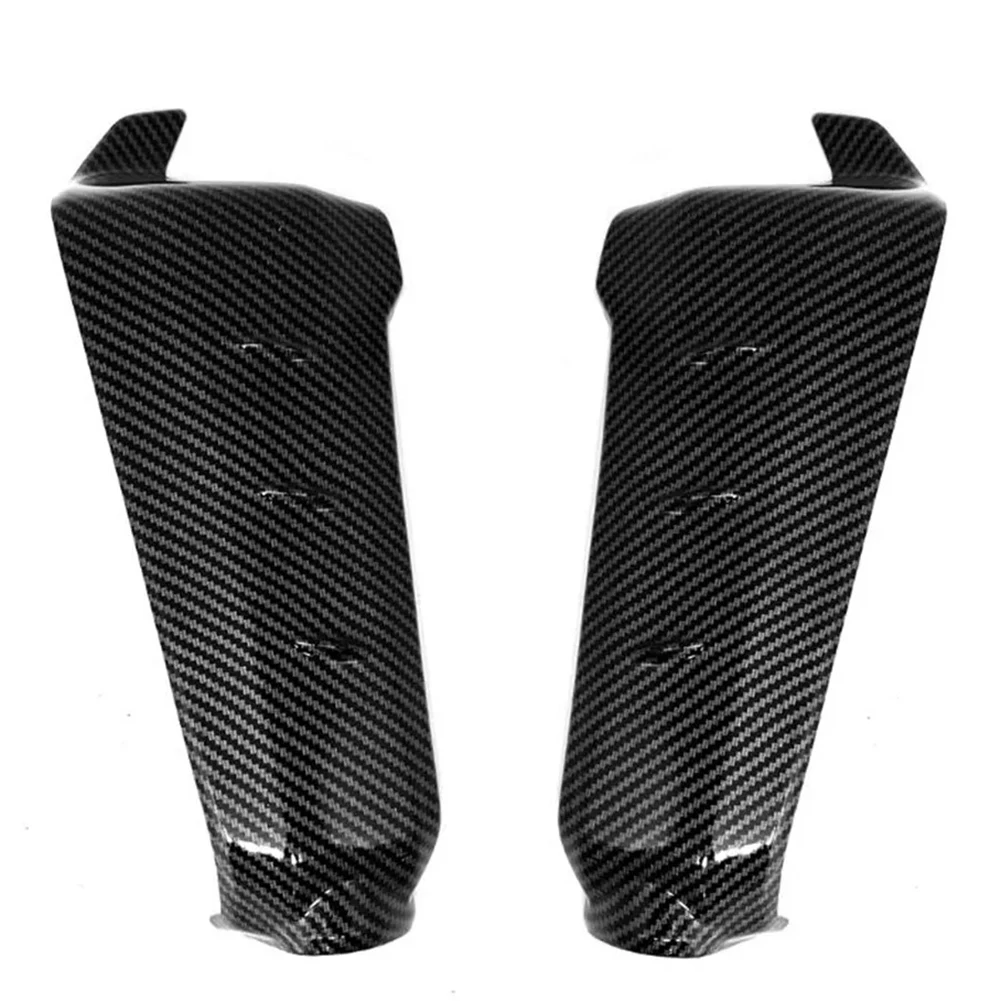 

Front Side Fairing Carbon Fiber Radiator Covers Motorcycle Customization Sporty Look Carbon Fiber Black Direct Replacement