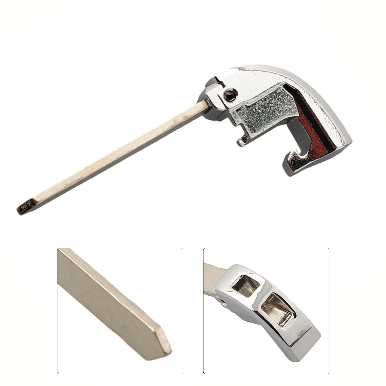 High Quality Practical Useful Mechanical Key Uncut Key 1* Plastic + Metal Replacement Silver  High Quality Practical