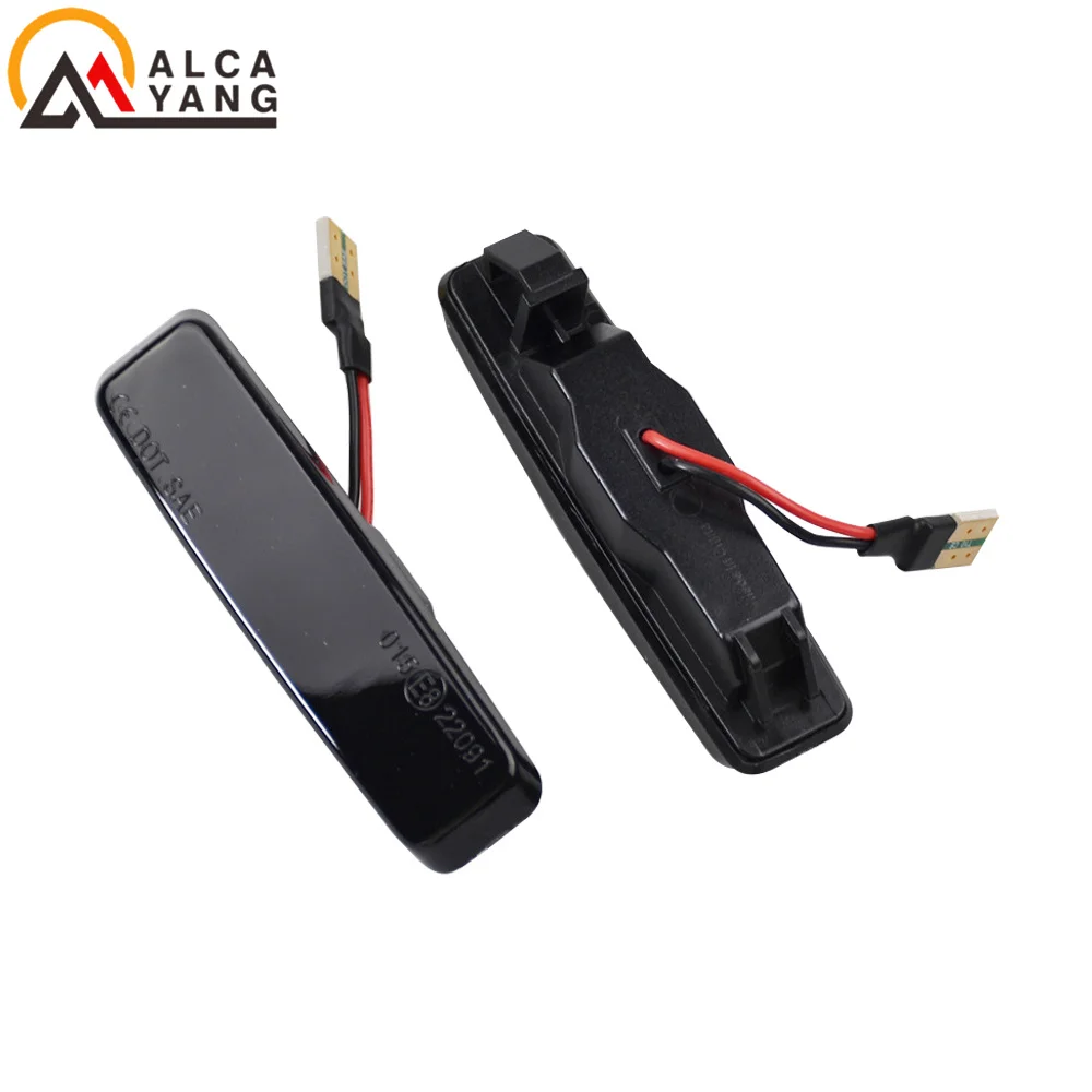 LED Dynamisches Blinklicht Seitenmarkierungsleuchte Kotflügel Sequenzielle Lampe Blinker Anzeigeleuchte Abdeckung für BMW 5er Serie E39 1995-2003 M5 – Detail 13