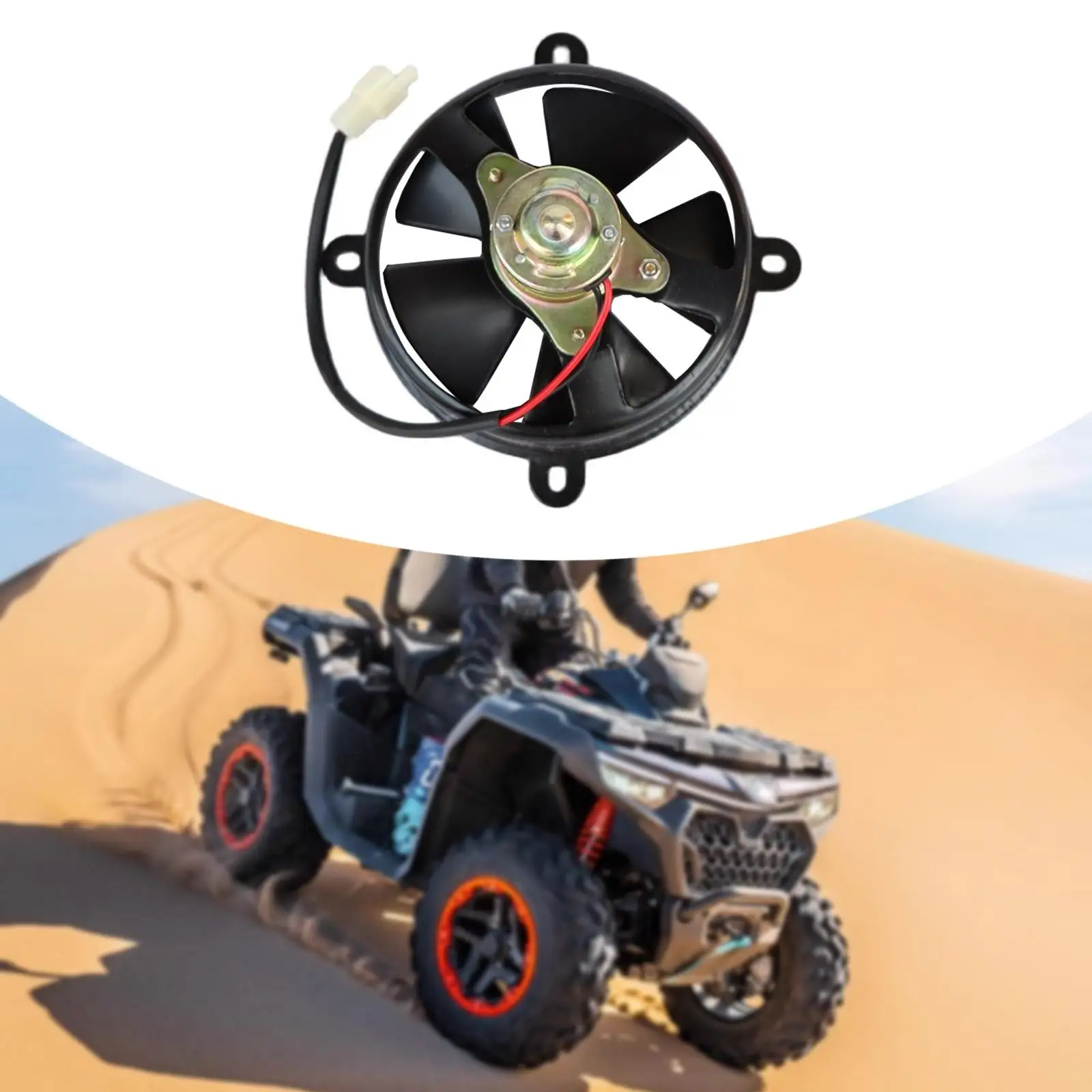 

Электрический вентилятор охлаждения радиатора, аксессуары для мотоциклов для двигателя 150cc 250cc, замена мотокросса, вентилятор охлаждения радиатора