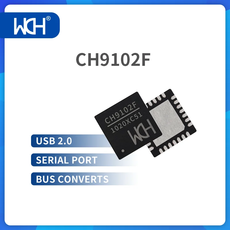 10Pcs/Lot CH9102 USB to UART/RS232/RS485 Bridge Chip