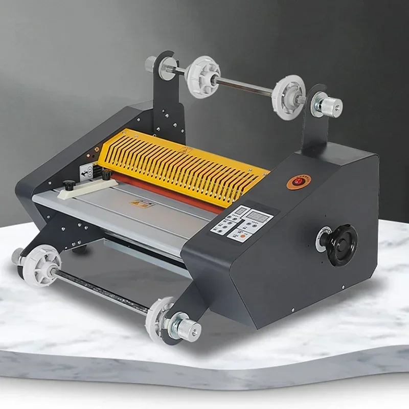 Fully Automatic Double-Sided Laminator / Photo Album Thermal Laminator / Variable-Speed ​​Self-Adhesive Cold Laminator FM-650