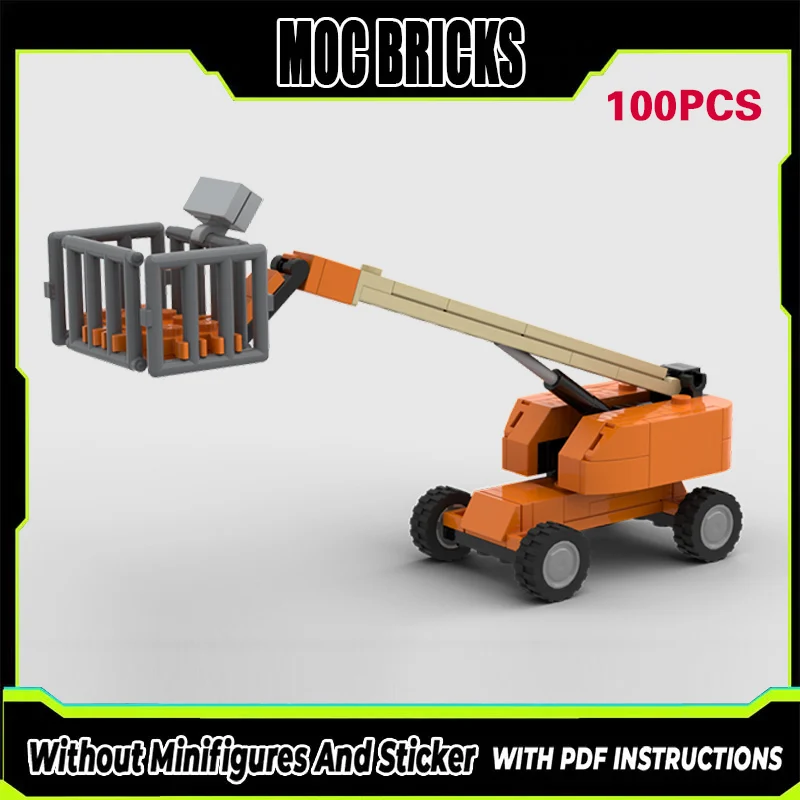 

Конструктор MOC: Модель городского автомобиля, классическая автовышка, модульная технология, подарки, праздничный набор для сборки, детские игрушки