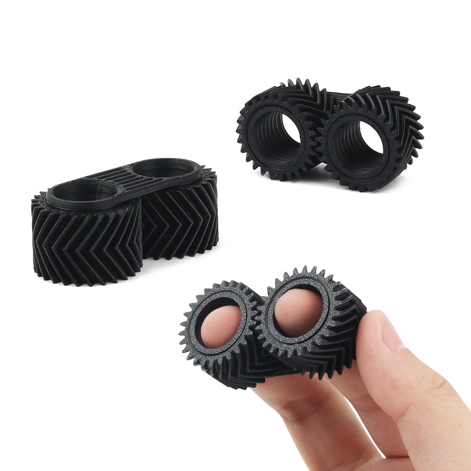 Jouet gyroscope enroulable du bout des doigts, soulagement de la pression, décompression unique, engrenage, nouveau