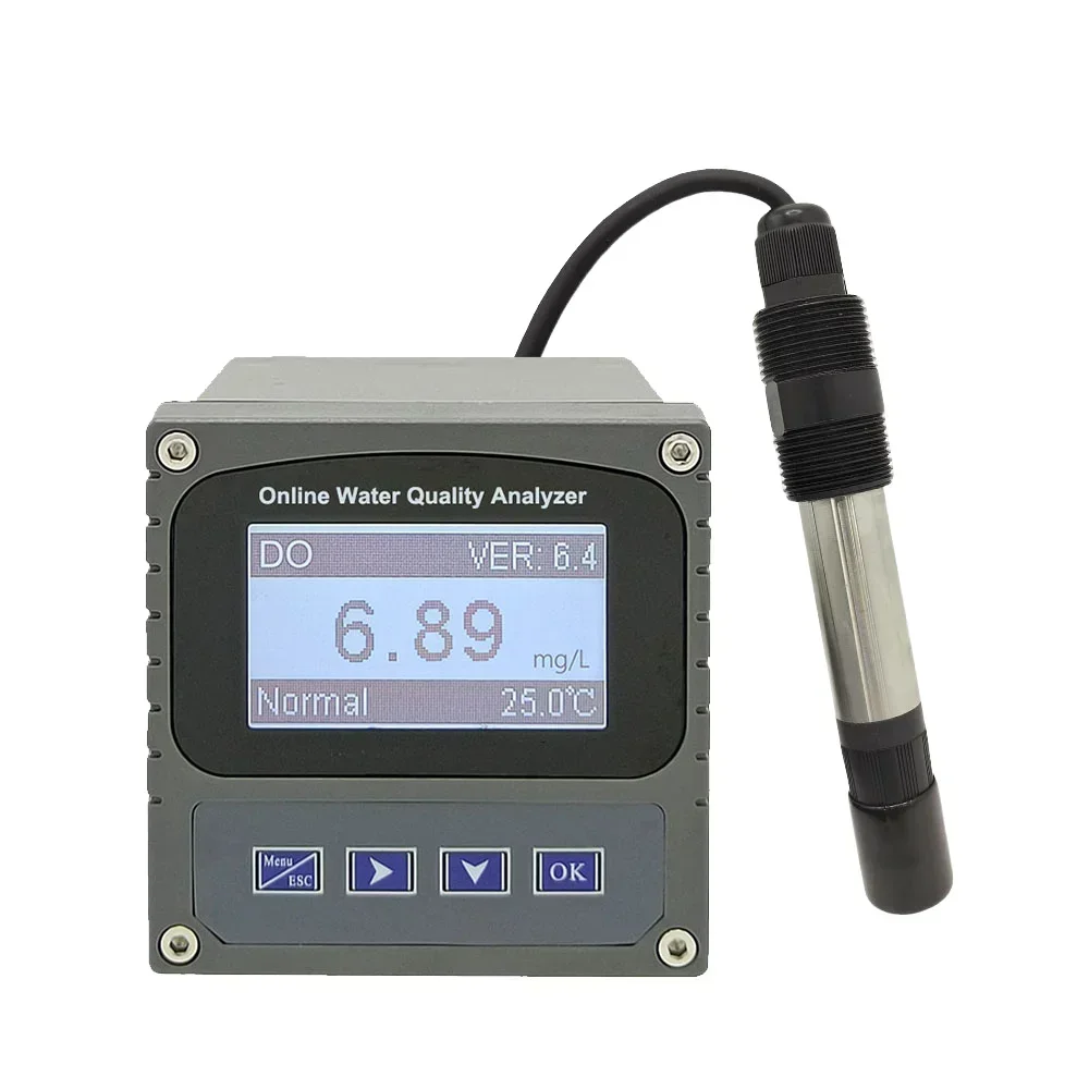 2025 تربية الأحياء المائية بركة السمك الاستقطاب مقياس الأكسجين المذاب شاشة ديجيتال غشاء تحكم O2 الاستشعار #1