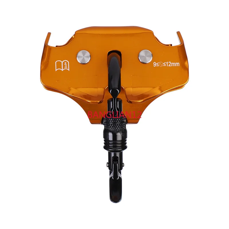 Bloque de poleas para cruces aéreas en exteriores, escalada en roca, tirolina de montañismo, protección de equipo de doble polea