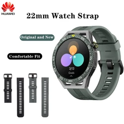 Original Huawei GT3 SE GT4 46mm GT2 22mm TPU Watch Strap Watch 3 / 4 pro Soft Silicon Sport Band  Buds Ultimate Wristband Strap