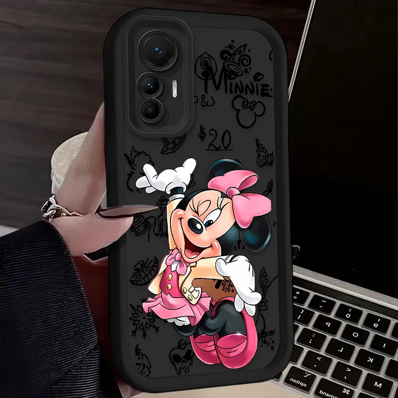 Disney-funda de Mickey y Minnie para móvil, carcasa trasera bonita para Xiaomi POCO X6, X5, X4, GT, X3, NFC, F3, F4, F5, F6, M5S, C65, M6 Pro, 4G, 13T, 12T, 11T, 13, 12, 11