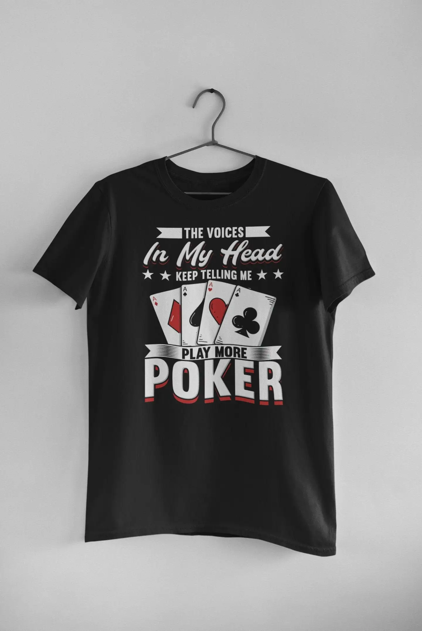 Poker Player T Shirt Card Gambling Lover Play More