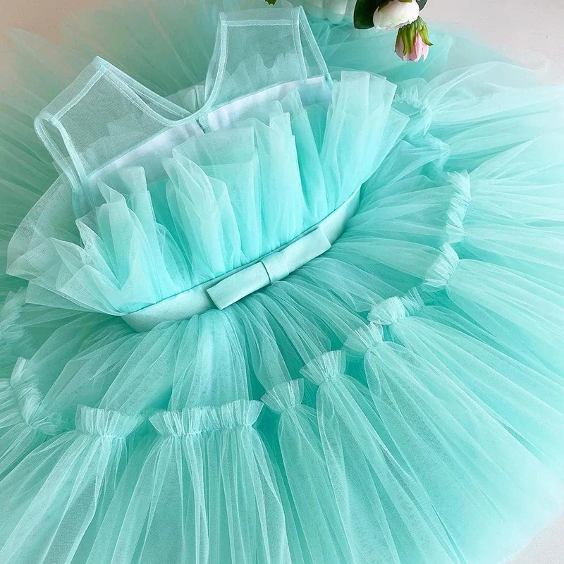 Toddler Baby Baptism Dresses 3 2 1 Year Birthday Dress For Baby Girl Clothing Princess Party Dress Christening Tutu Gown Vestido