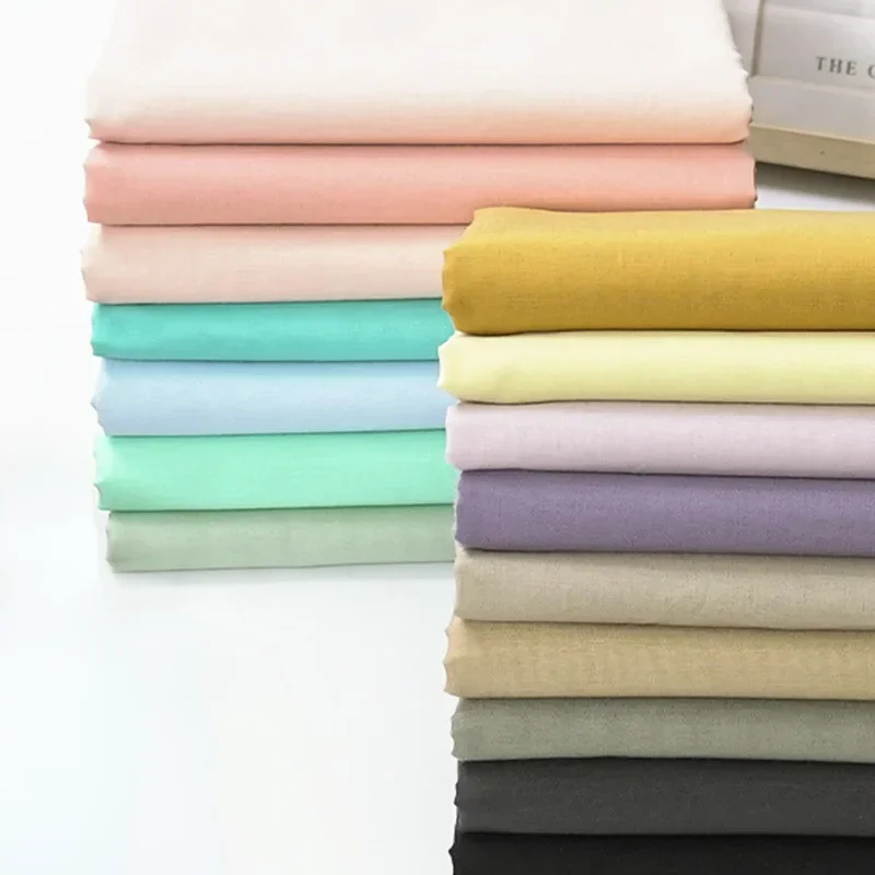 145x100cm/50cm Soft Pure Cotton Lining Fabric Thin for DIY Handmade Decoration Material Sewing Shirt Skirt Gauze Scarf