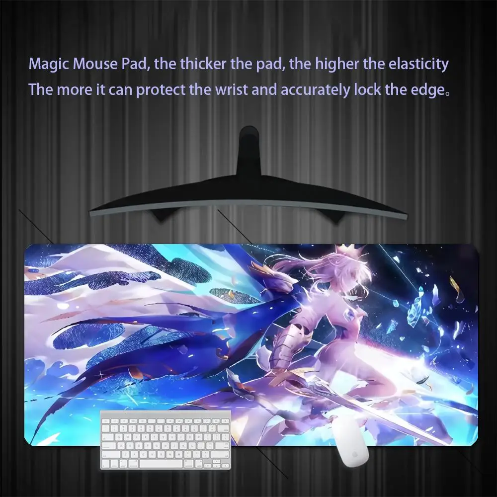 Pc Gaming Laptops Fate Grand Order Gamer Keyboard Pad Mouse Pads Deskmat Computer Accessories Non-slip Mat Mausepad Mousepad Xxl