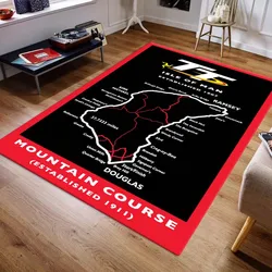 Isle of Man TT Carpets and Rug Motorcycle competition Carpet Living Room Bedroom Decorate Large Area Soft Carpet Kids Room Rug