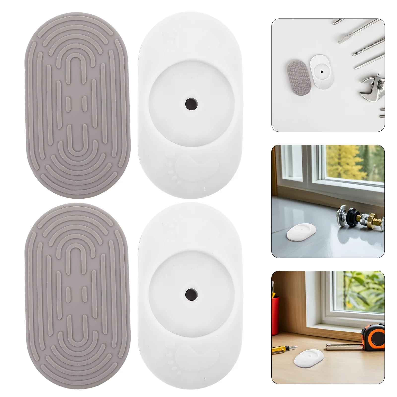 

4pcs Child Safety Barrier Baby Gate Wall Protector For Doors Windows Stairways Safety Gate Wall Cup Home Apartment Use