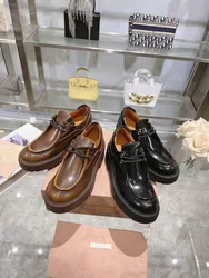 2023 autumn and winter new thick bottomed Loafers, recognisable, durable, good-looking, fashionable and versatile.