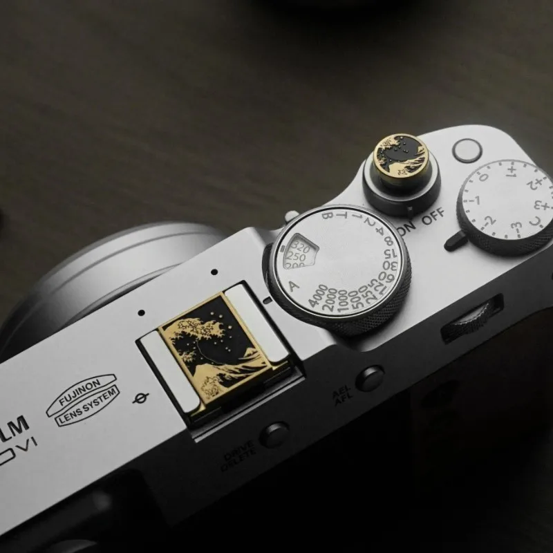 Metalowy pokrowiec na gorące buty do Fujifilm X100VI X-T50 X-T4 X-T3 X-T10 X-T20 XM5 X-T30 Xpro3 X100F X-E4 Leica Olypus Nikon — zdjęcie produktu 6