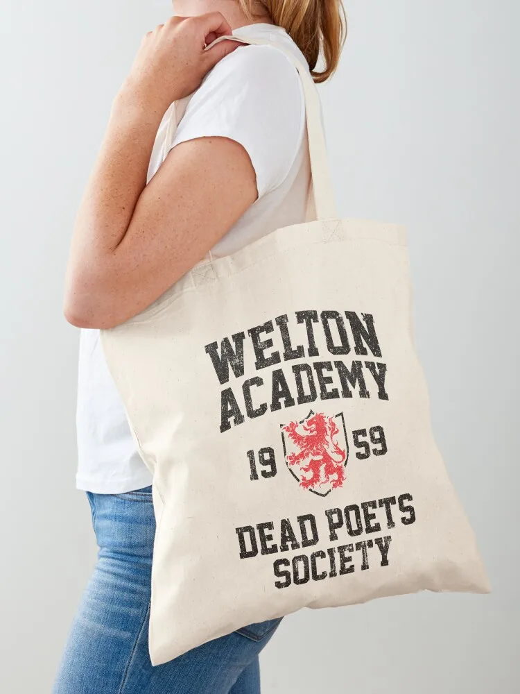 Welton Academy Dead Poets Society (Variant) Tote Bag Shopping bags great bag foldable reusable bag shopping trolley