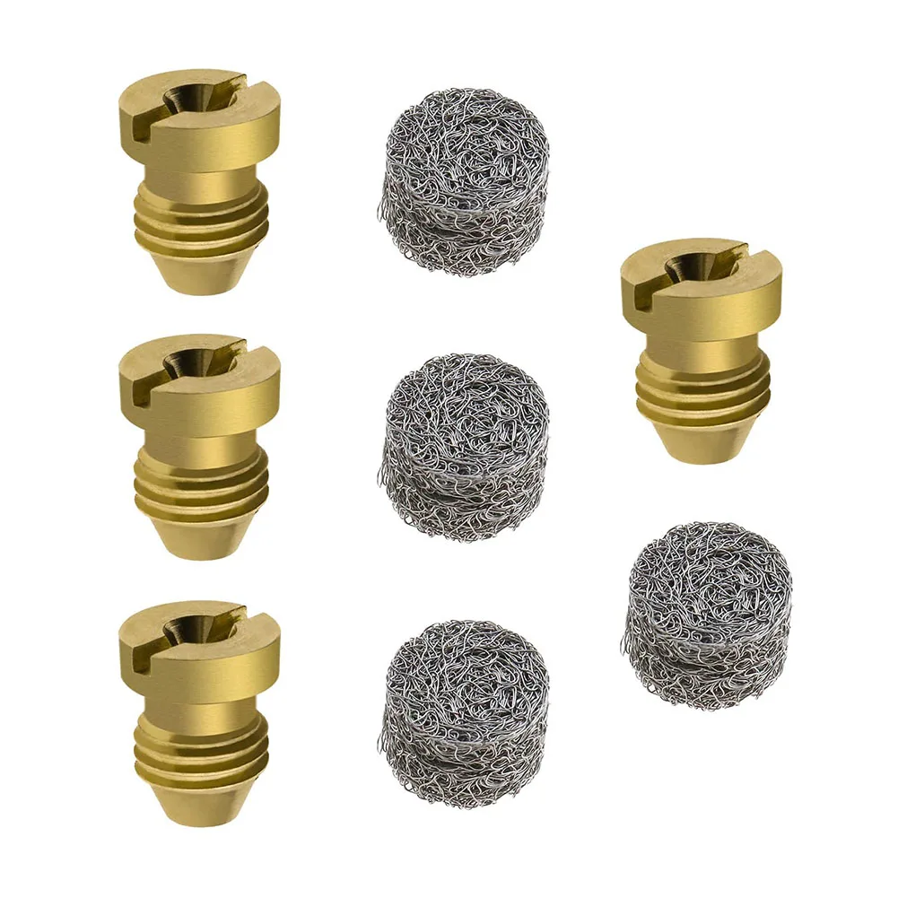 Punte per ugelli in schiuma da 4 pezzi da 1.1mm con Set di filtri a rete per la pulizia di accessori per il lavaggio ad alta precisione punte Spray parti di ricambio