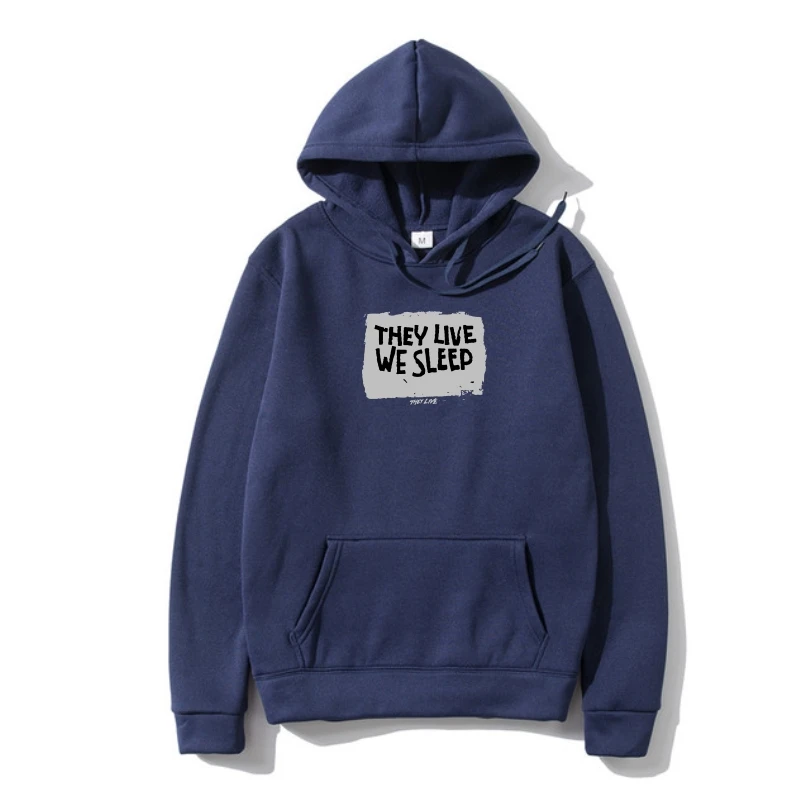 

They Live We Sleep Fashion Men's Summer Outerwear Hoody