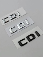 3D ABS CDI CGI Logo Letters Car Rear Trunk Sticker For Mercedes C200 C220 W204 W205 E220 E200 E250 W211 Emblem Badge Accessories