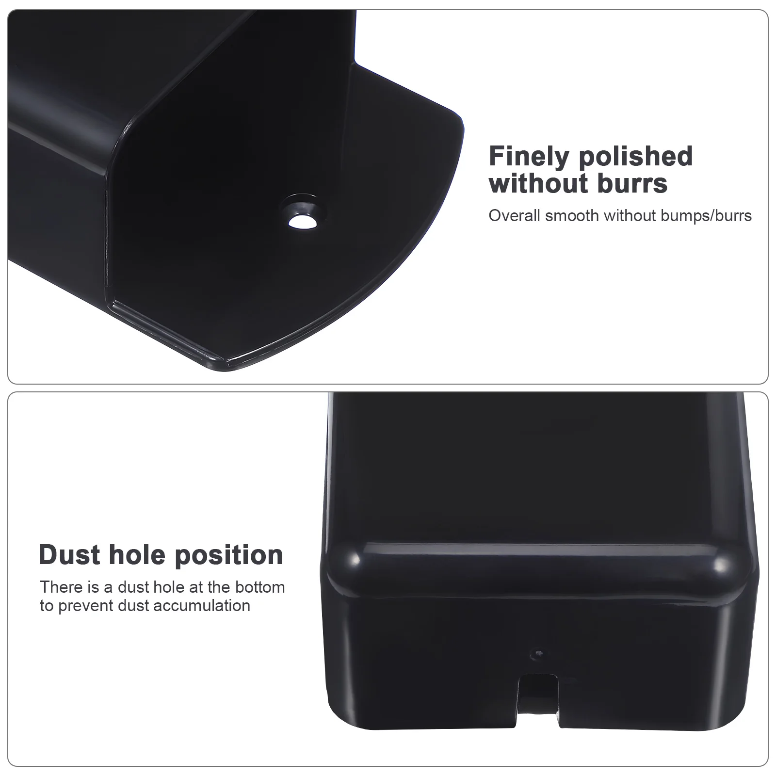 3 Pcs Wall Storage Box Brackets Remote Control Holder Fan Mount Ceiling For Plastic Pen Caddy