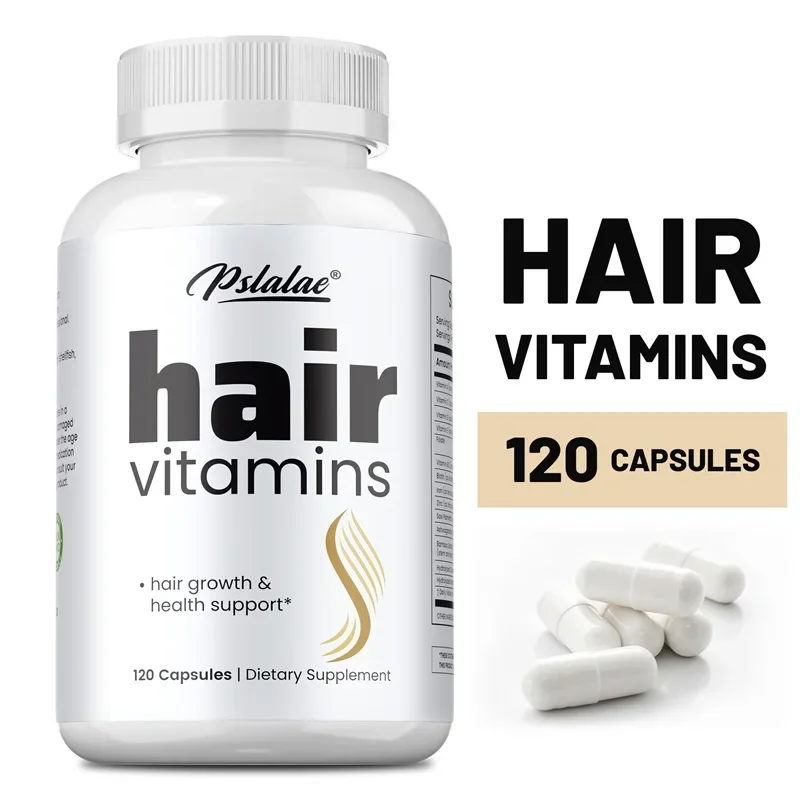 

Hair Growth Vitamins - Promote Natural Hair Growth, Thicken Hair, Effectively Prevent Hair Loss, and Supplement Nutrition