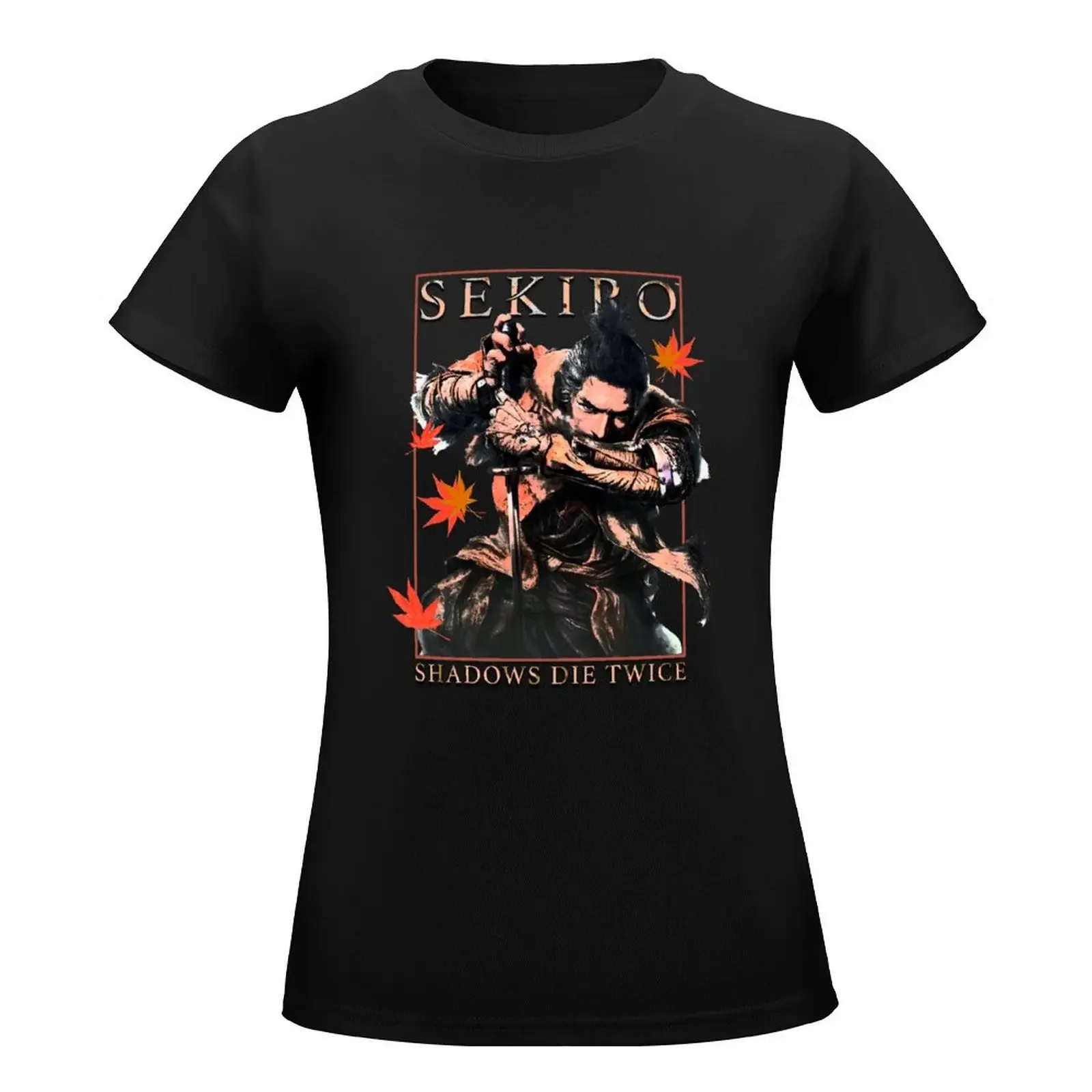 Samurai Video Game Shinobi Sekiro T-Shirt korean fashion funny Short sleeve tee clothes for Women