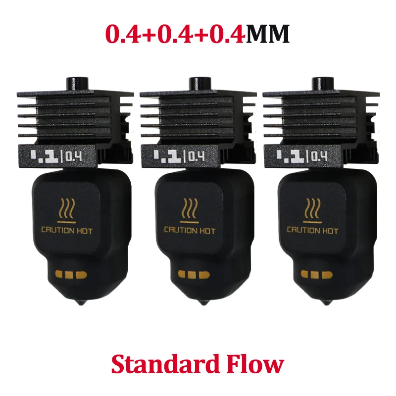 Upgrade P2S/X2D Hotend für Bambu Lab X2D Standard Flow Hotend – Hochwertiger Druck, abnehmbare Düse 0.2 0.4 0.6 0.8 Hotend-Kit