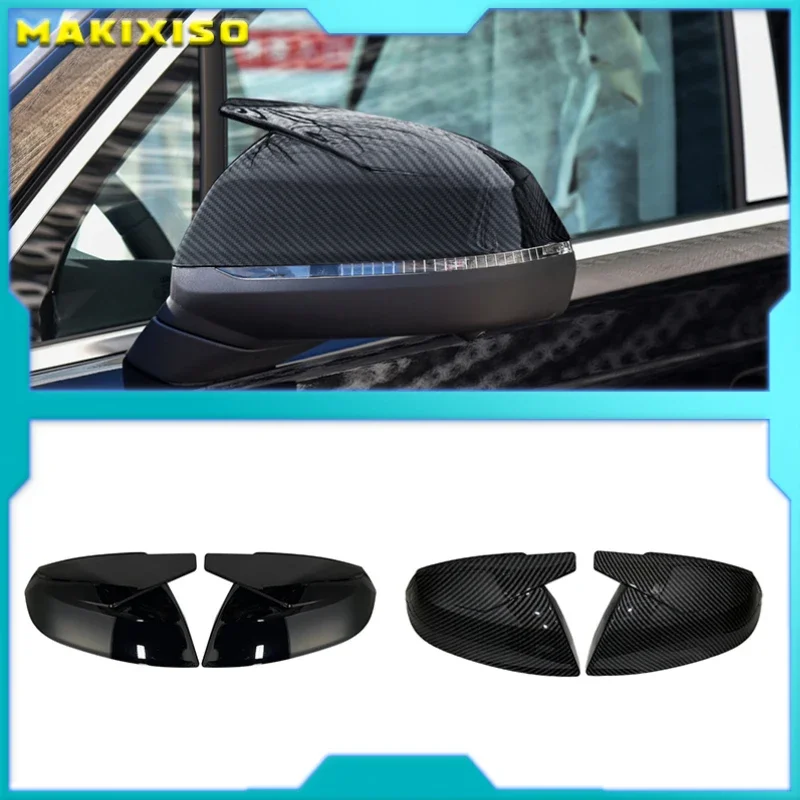 For Audi Q5 SQ5 Q7 SQ7 Carbon Fiber Look Rear View Mirror Cover 2016 20107 2018 2019 Q5 Q7 Mirror Cover